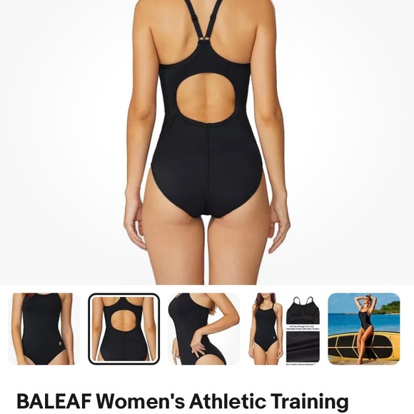 NWT Baleaf 1 pc swimsuit - Picture 3 of 10
